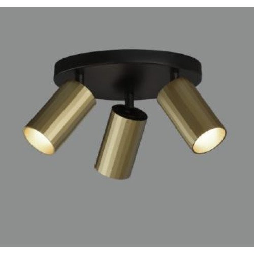 MODRIAN PLAFONYER 3L GOLD Ø22X12.7 CM LED 3XGU10