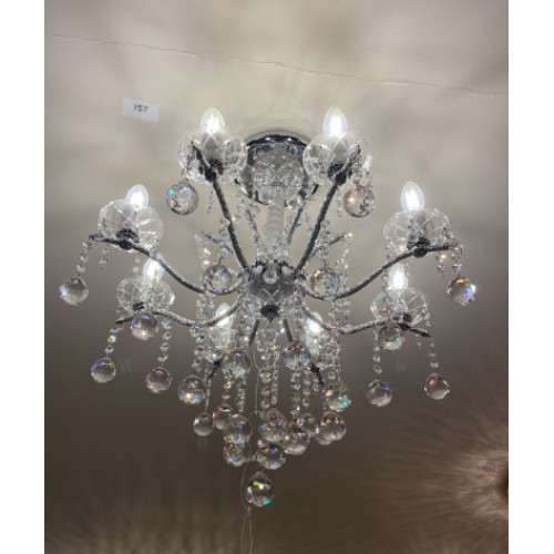 IVY AVİZE 8L CHROME Ø60X60 CM E14 8X40W