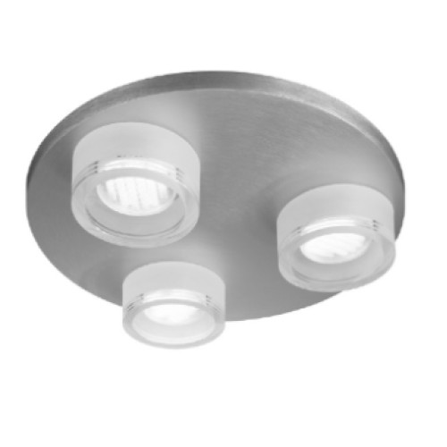 MYLIVING PLAFONYER 3L ALUMINIUM Ø38.5 CM LED 3X9W