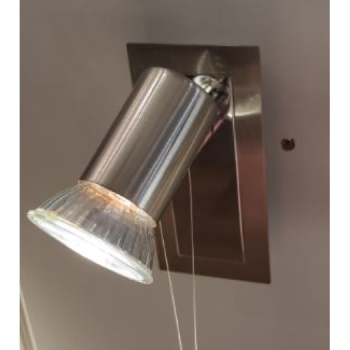 APLİK 1L CHROME HAREKETLİ BAŞLIK Ø6X12 CM GX5.3 