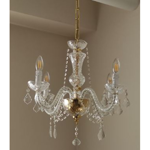 TORSADE AVİZE 6L CHROME Ø65X58 CM E14 6X40W