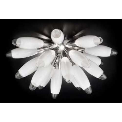 FLO PLAFONYER 3L WHITE Ø55X26 CM G9 3X40W