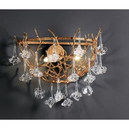 CORAL APLİK 2L GOLD Ø50X25XH33 CM G9 2X40W