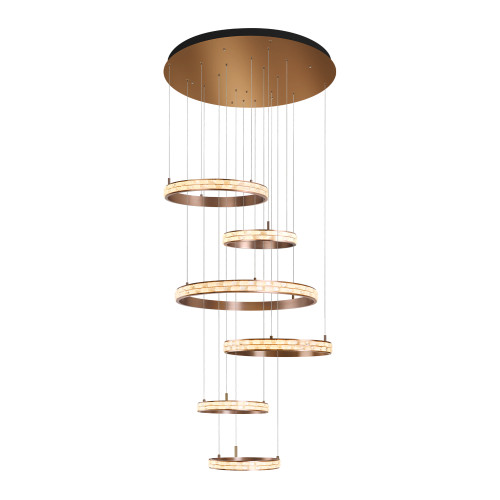 SAKIT 6L BRONZ D80+60*2+40*3 CM LED 485W