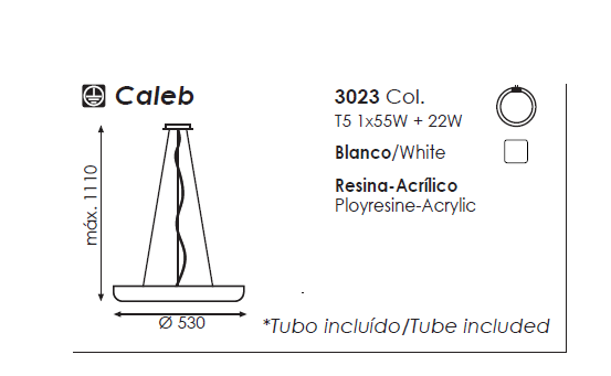 CALEB PENDANT 1L