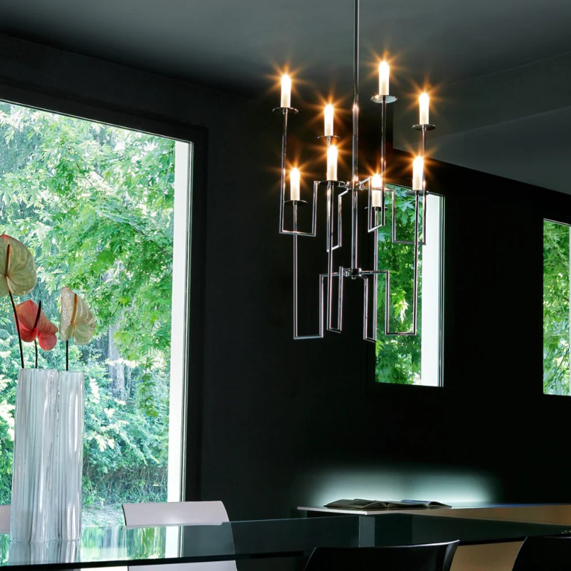 SPIDER 8L CHANDELIER