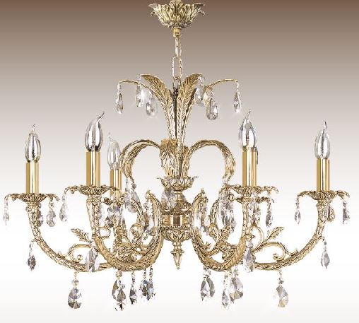 PALMERA CHANDALIER 6L CJ Ø73X48 CM E14 6X40W