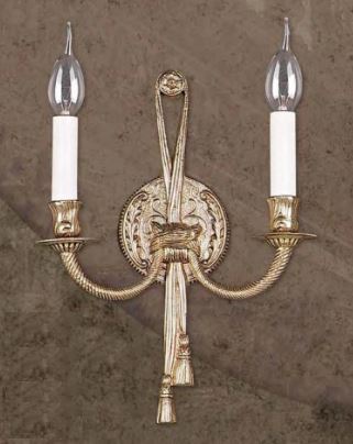 TASSEL WALL LAMP 2L AB Ø29X37 CM E14 2X40W