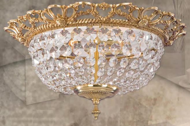 TARYN CEILING 3L AB Ø50X21 CM E27 3X40W