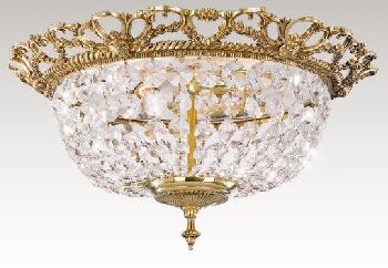 TARYN CEILING 3L AB Ø50X21 CM E27 3X40W