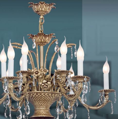 VALENCIA CHANDALIER 12L CJ Ø80X43 CM E14 12X40W