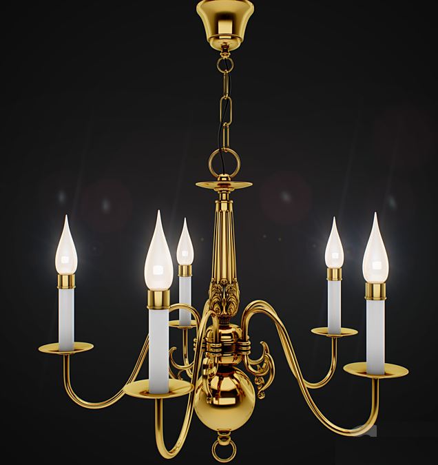 HOLANDESAS CHANDALIER 6L BJ Ø64X58 CM E14 1X40W