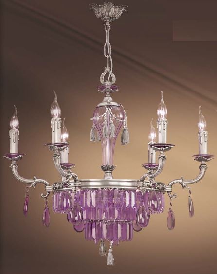 HERA CHANDALIER 6+3L CX-FUME Ø76X67 CM E14 9X40W