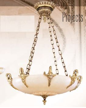 CHANDALIER 8L AY-ALABASTER Ø80X92 CM E14 8X40W - alt