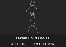 CADORO 1L TABLE LAMP