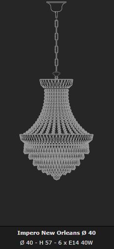 NEW ORLEANS 6L CHANDALIER