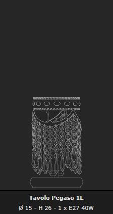 PEGASO 1L TABLE LAMP