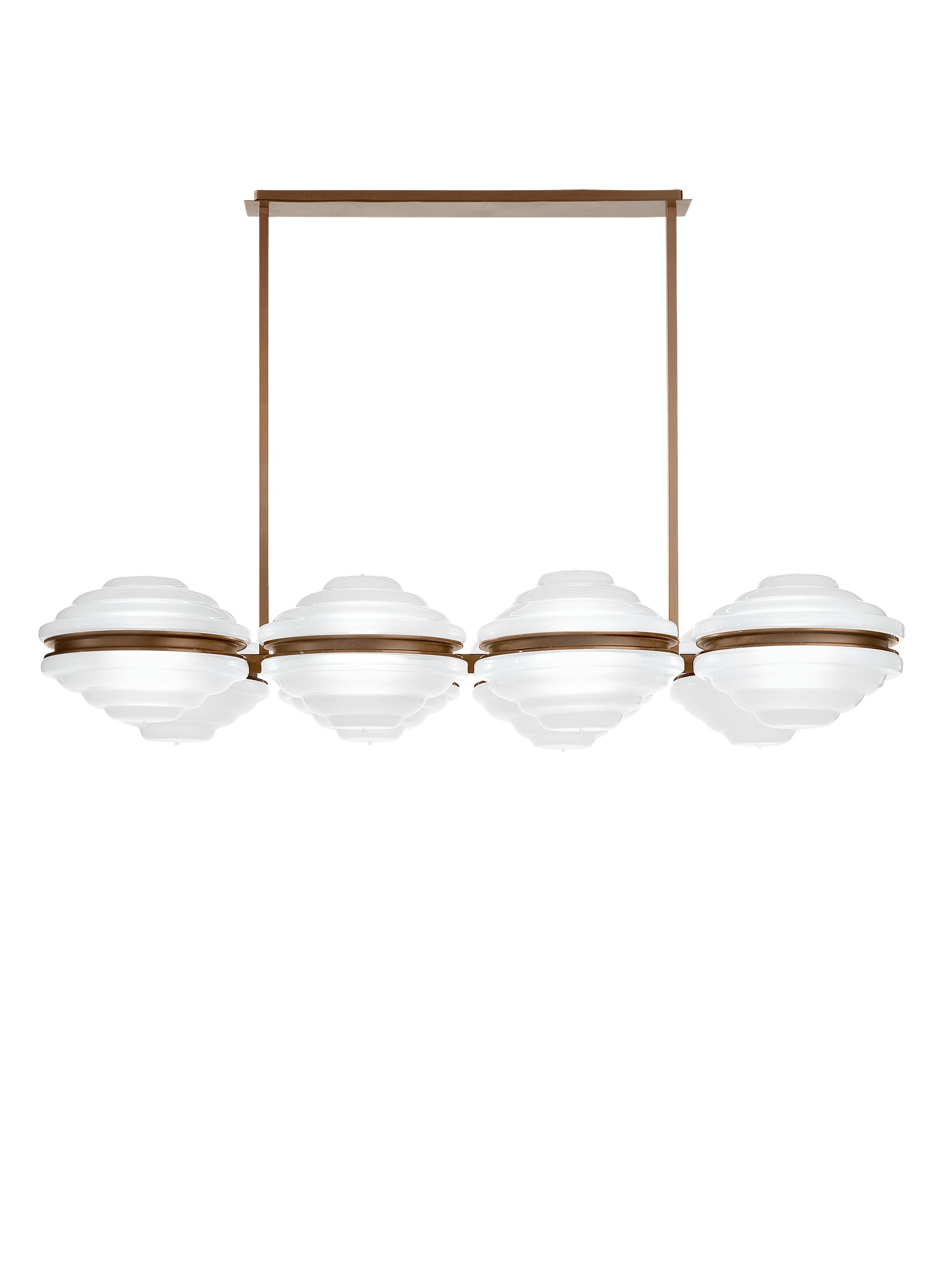 ELLEPI PENDANT BRONZE-SATIN WHITE