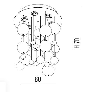 BOLERO 6L  CEILING LAMP