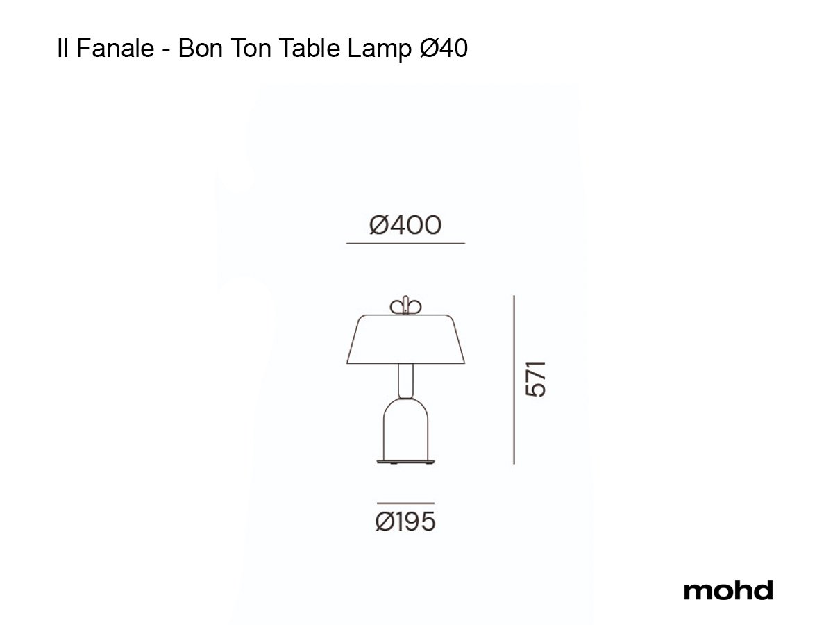 BON TON 1L TABLE LAMP