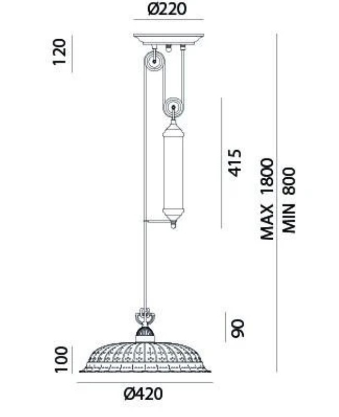 ANITA 1L PENDANT - alt