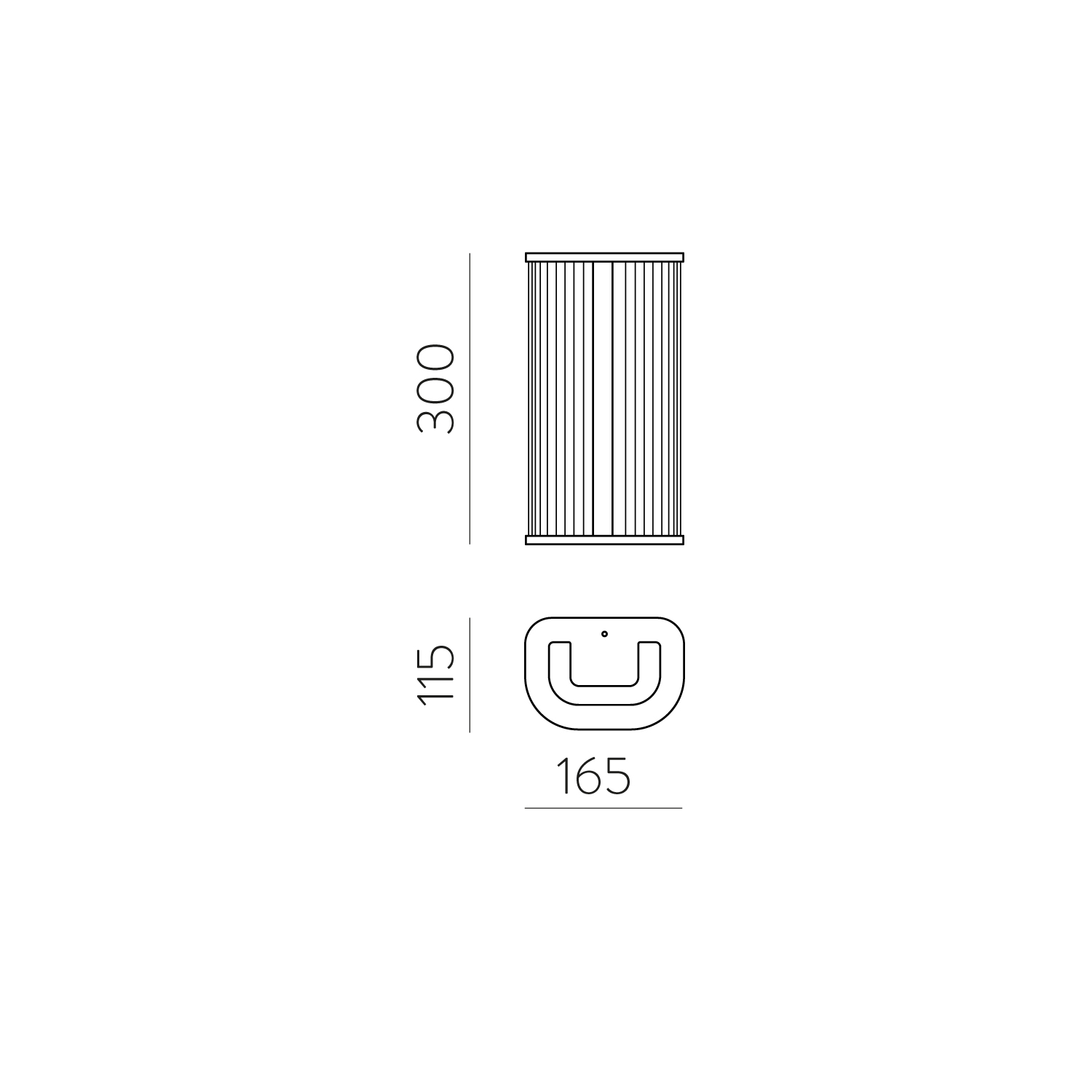 DIVA 1L WALL LAMP