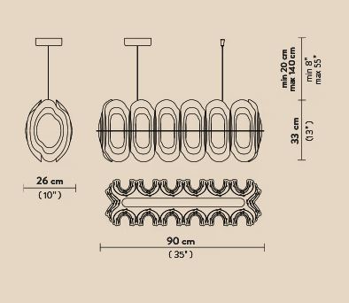FIORDLYS LINEAR SUSPENSION