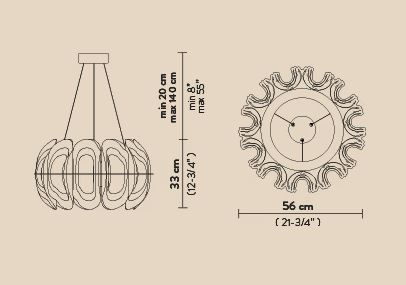 FIORDLYS ROUND SUSPENSION