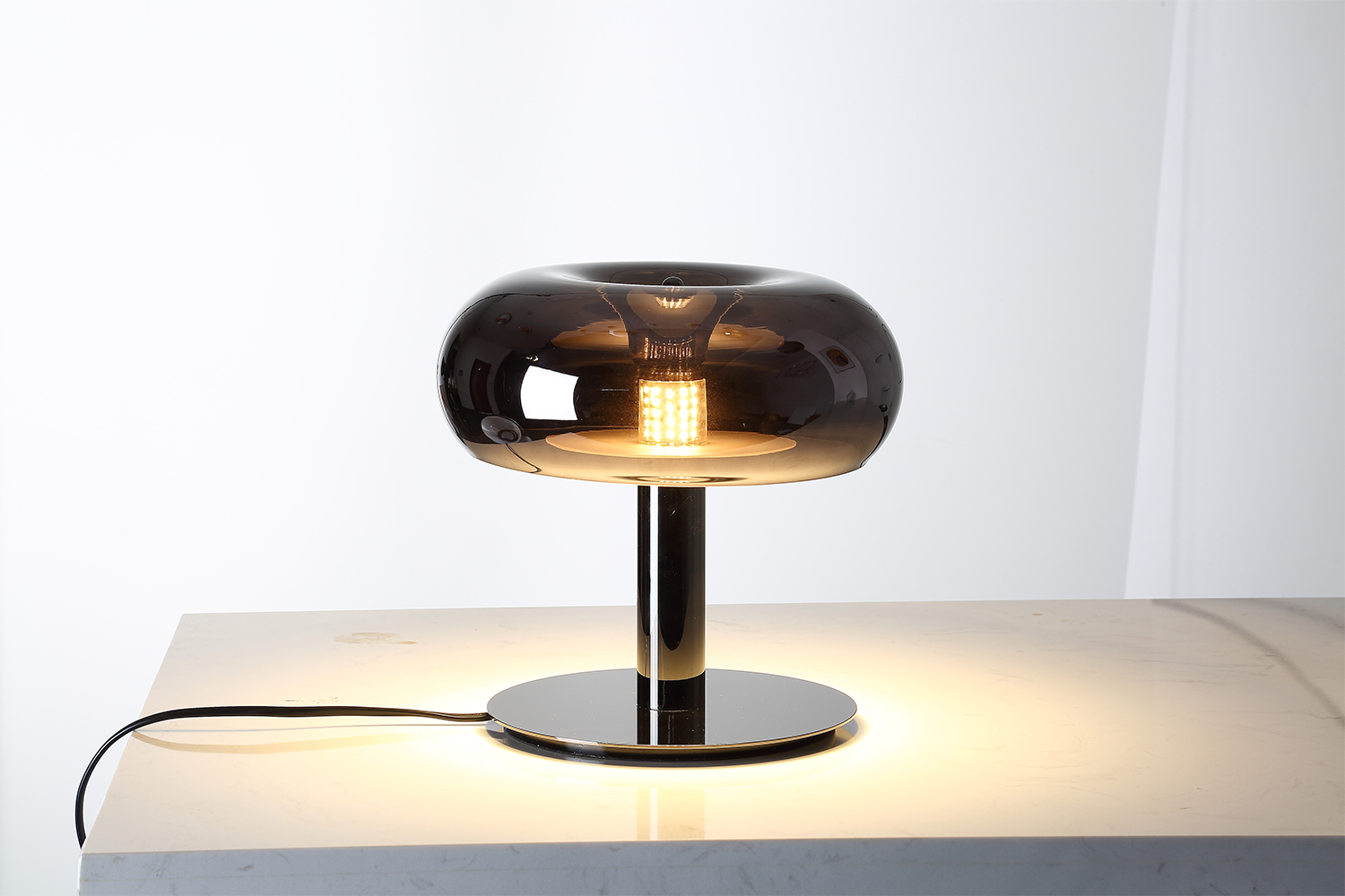 MASA LAMBASI 1L KROM Ø26XH24 CM LED 16W