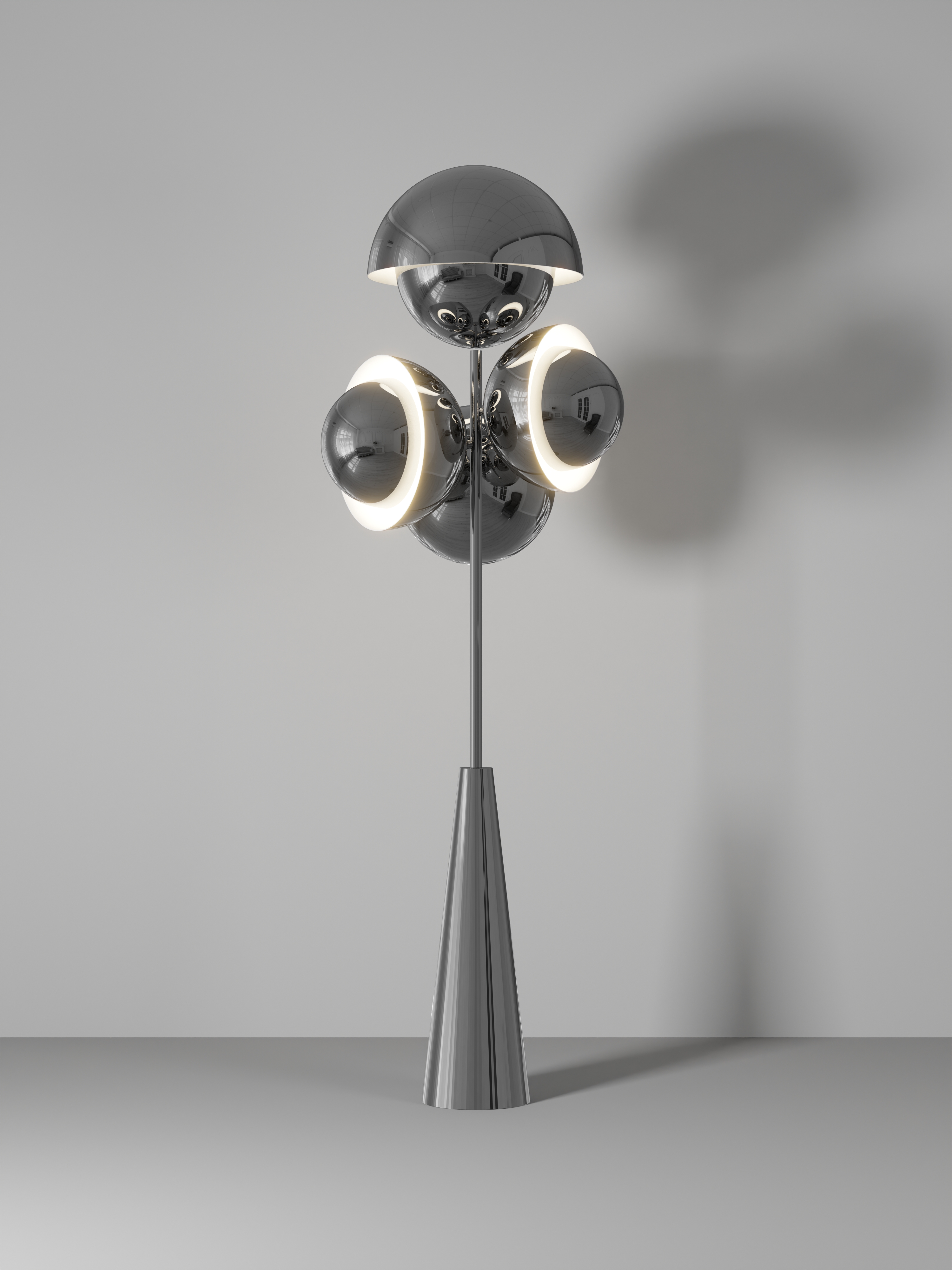 LAMBADER 1L KROM D61XH68 CM LED 40W