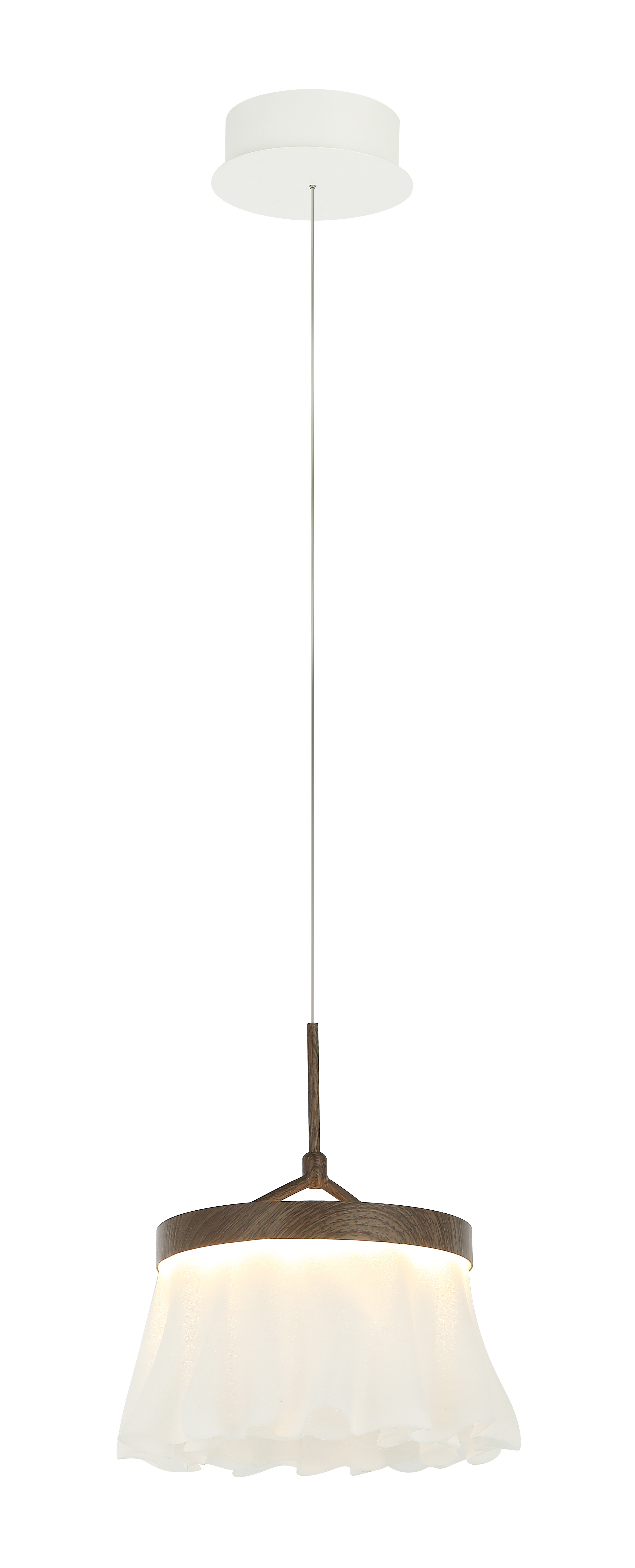 SARKIT 1L BEYAZ-KAHVERENGİ Ø28XH15 CM LED 20W3000K