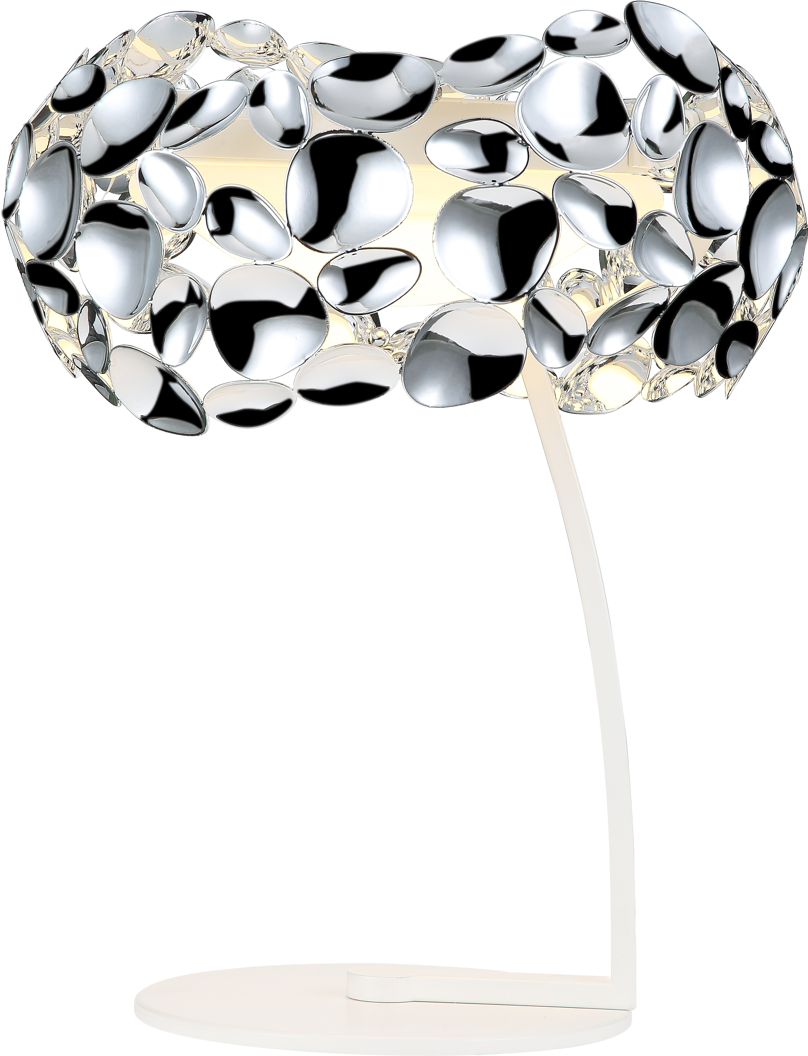 MASA LAMBASI 1L KROM Ø32XH40 CM G9x3Max 25W