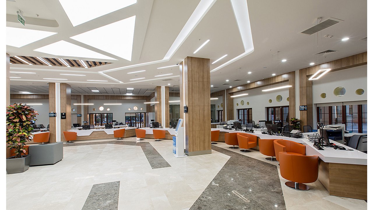 Information desk area